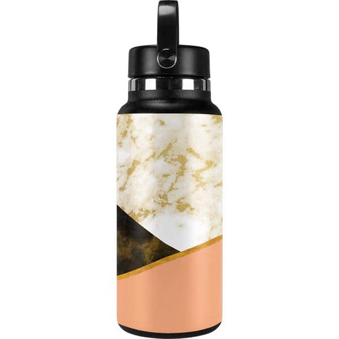 Colored Marble Hydro Flask 32oz Wide Mouth Skin